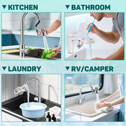 Miniatura 5 de 2 cartuchos de filtro de agua de fibra de carbono: el purificador de carbono reduce el 99% de cloro, dura 528 galones de agua del grifo, cartucho