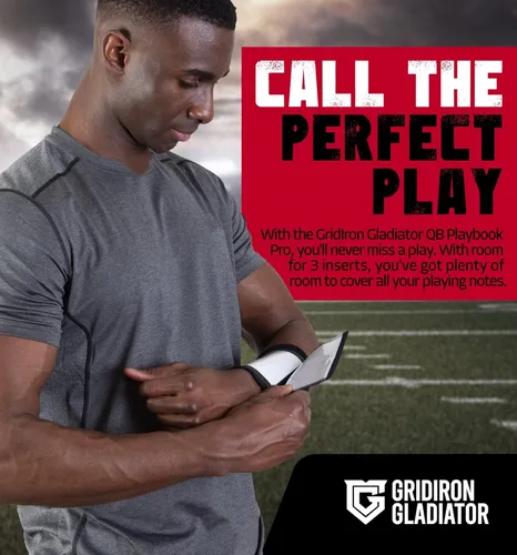 Miniatura 2 de Gridiron Gladiator - Muñequeras de juego para jóvenes y adultos - Bandas de brazo de entrenador de muñeca - Pulsera QB - Pulseras de sóftbol