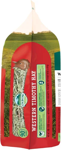 Miniatura 8 de Oxbow Western Timothy Hay, heno de conejillo de indias, suministros para conejitos de mascotas pequeñas, hierba natural para conejillo de indias