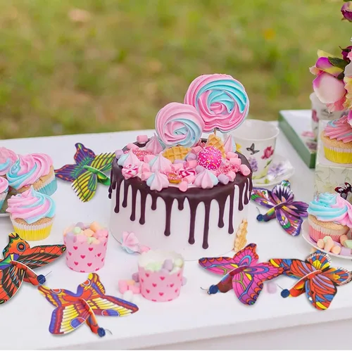 Miniatura 7 de ArtCreativity Planeadores de mariposa de espuma para niños, juego de 12, juguetes voladores para niños en varios diseños, juguetes al aire libre