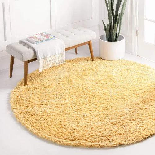 Miniatura 39 de Unique Loom Davos Shag Collection - Alfombra de área, color liso (4 pies 1 pulgada x 6 pies 1 pulgada, rectangular, color pimienta)