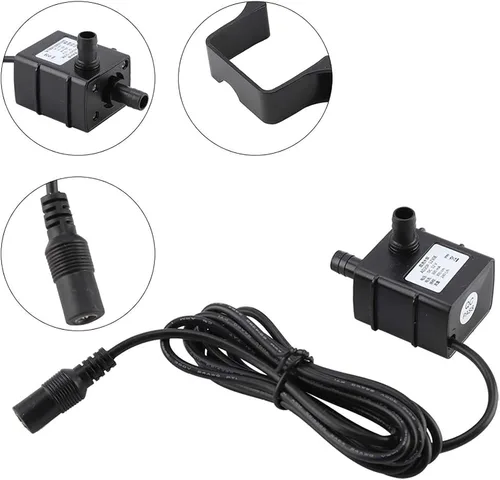 Miniatura 7 de Bomba solar de 12 voltios, bomba de agua para acuario, bomba sumergible sin escobillas Dc12v 240l/H, ultra silenciosa, bomba de motor sin