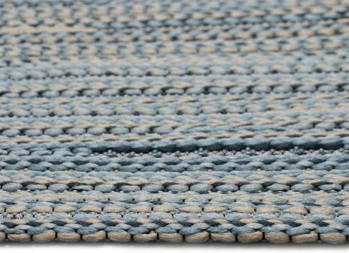 Miniatura 7 de Liora Manne Miranda - Alfombra de área de mezcla sintética para interiores y exteriores, de bajo perfil, diseño de rayas de transición, casual