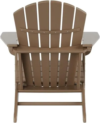 Miniatura 7 de Costaelm Sillas para hoguera, silla al aire libre HDPE silla Adirondack, moderna silla de porche de patio, porche delantero patio trasero, sillas