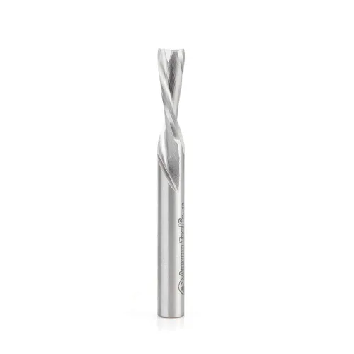 Miniatura 9 de Amana Tool HSS1655 Brocas de enrutador espiral de doble flauta Metal Corte de aluminio de 1/4 D x 1 x 1/4 pulgadas Broca de enrutador de corte