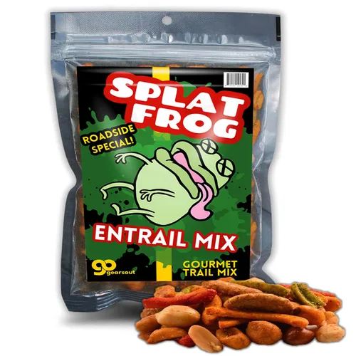 Splat Frog Gourmet Trail Mix - Divertidos rellenos de calcetines para amigos y familiares - Regalos navideños de broma bruta, regalos extraños para