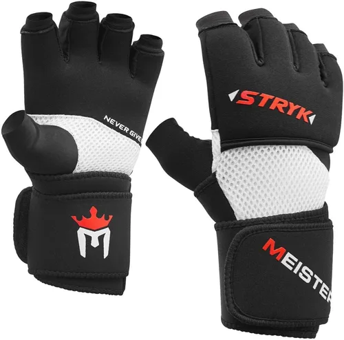 Meister Guantes interiores STRYK con EliteGel para boxeo y artes marciales mixtas – Reemplaza las envolturas de mano o entrenamiento llamativo