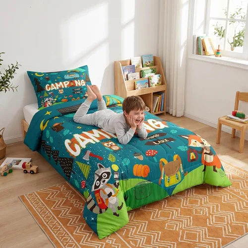 Miniatura 53 de Erosebridal Yoga Gifts Comforter Set for Kids Boys Girls Yoga Chakras Bedding Sun and Moon Duvet Set Boho Tribal Comforter Twin with 1 Pillowcase