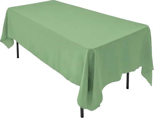 Miniatura 28 de AK TRADING CO. Mantel rectangular de poliéster de 60 x 102 pulgadas, fabricado en Estados Unidos, resistente a las arrugas, ignífugo, duradero