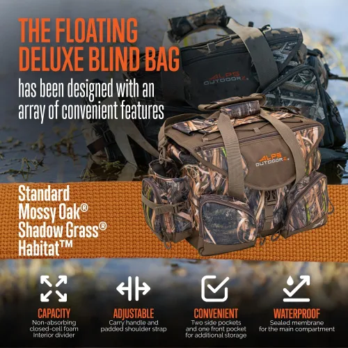 Miniatura 4 de ALPS OutdoorZ Bolsa de lona flotante Deluxe - Bolsa de caza impermeable, con divisores removibles, funda para termo y correa para el hombro acolchada