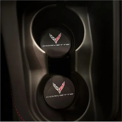 Miniatura 5 de Insertos de Posavasos de Soporte de Taza Corvette C8 - Juego de 2