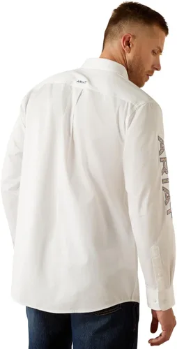 Miniatura 114 de Ariat Camisa de sarga con logotipo del equipo para hombre