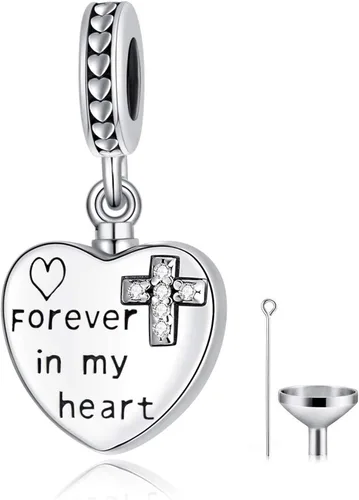 LONAGO Abalorio de fotos personalizado para pulsera de plata de ley personalizable para regalo para mujeres y niñas Plata esterlina Circonita cúbica