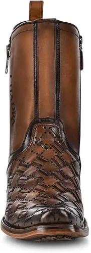 Miniatura 3 de CUADRA Botas urbanas para hombre en cuero genuino marrón Marrón