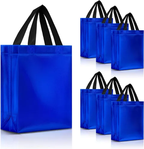 Miniatura 13 de Nush Nush - Bolsas de regalo reutilizables azul aguamarina a granel (azul aguamarina - Tamaño mediano - Juego de 30)