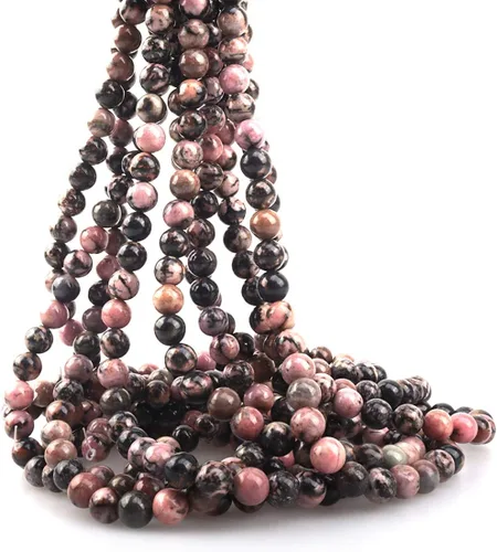 Miniatura 36 de Cuentas sueltas redondas de piedra natural de amatista de 8mm, cuentas para hacer joyas y manualidades DIY, 1 cordón de 15 pulgadas, aproximadamente