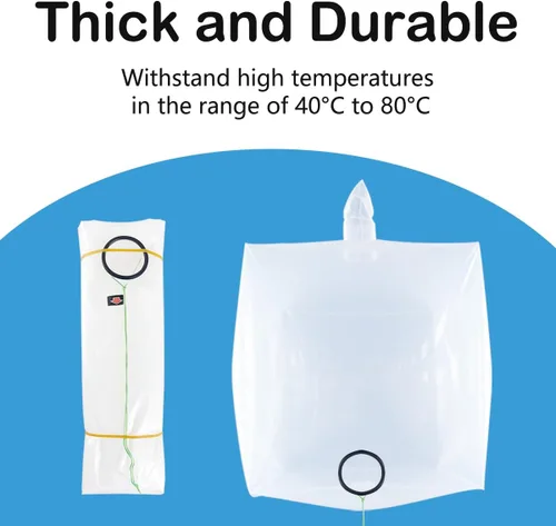 Miniatura 3 de IBC - Funda de mano, bolsa de almacenamiento de agua IBC para 275 galones, bolsas protectoras transparentes de 20C de grosor, accesorios