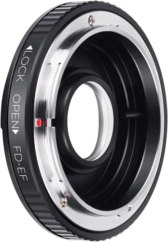 K&F Concept - Adaptador de montura de lente Pro Compatible para lente Canon FD FL 35mm SLR a cámara Canon EOS (EF, EF-S), Compatible con Canon 1D,