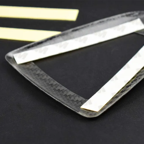 Miniatura 7 de Kit de calcomanías para cubierta de marco de panel de botón multimedia de fibra de carbono para consola central de automóvil AIRSPEED para BMW F30