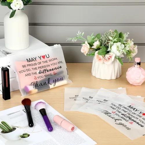 Miniatura 4 de Sweetude 150 bolsas de maquillaje, regalos para el día de la madre, regalos inspiradores a granel para mujeres, bolsa de cosméticos de EVA, recuerdo