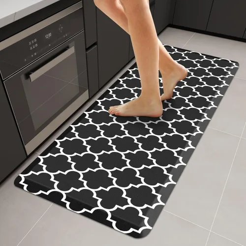 Miniatura 67 de WISELIFE - Tapete antifatiga para piso de 4/5 pulgadas, tapete de cocina antideslizante, impermeable, resistente, ergonómico, cómodo, duradero