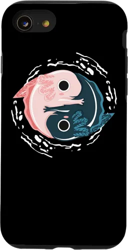 Miniatura 13 de iPhone 15 Yin Yang Axolotl Zen Meditation Axolotls Yoga Mindfulness Case