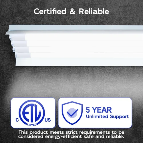 Miniatura 7 de hykolity Paquete de 20 Tubos de Luz LED T8 Híbridos Tipo A+B 3CCT de 4 Pies, 18W, 4000K/5000K/6500K Seleccionables, Plug & Play o Bypass de Balasto