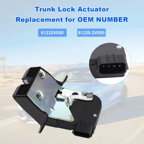 Miniatura 3 de WMPHE Reemplazo del actuador de bloqueo del pestillo del maletero del portón trasero para 81230-2V000 compatible con Hyundai Veloster 1.6L V4 Engine