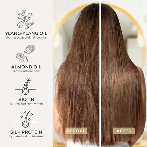 Miniatura 4 de CIBU Repair + Protect - Juego de champú y acondicionador - Seguro para cabello teñido sin parabenos y sin sulfato para mujeres, restaura el cabello