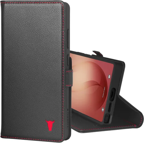 Miniatura 12 de TORRO Funda de cuero compatible con Samsung Galaxy S26 Ultra 5G 2026 - Funda de cuero premium tipo cartera con función atril y ranuras para tarjetas