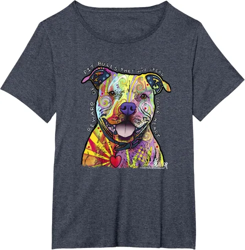 Miniatura 68 de Beware Of Pit Bulls, Dean Russo Pitbull Original - Camiseta para amantes de los perros, Negro