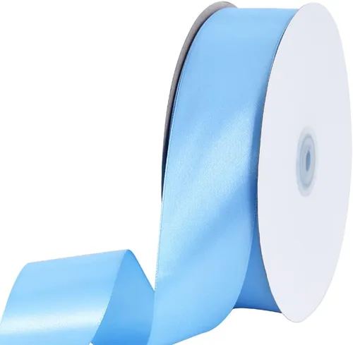 Miniatura 24 de TONIFUL 1-1/2 Pulgadas (40mm) x 100 Yardas de Cinta de Satén Verde Oscuro Ancha de Tela Sólida para Envolver Regalos, Cinta para Silla, Cinta