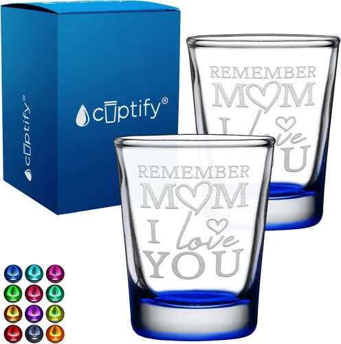 Miniatura 72 de Cuptify Regalos para baby shower, para la nueva mamá, EST 2023, 2 onzas, con fondo negro, juego de 2 vasos grabados para fiesta, regalo