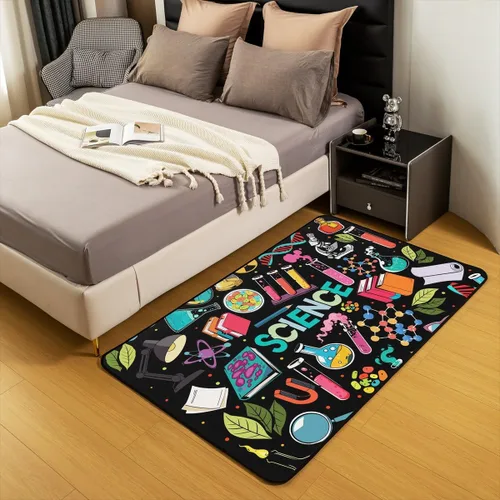 Miniatura 5 de Alfombra de yoga de 4 x 5 con mandala bohemia para sala de estar, dormitorio, espiritual zen, súper acogedora, alfombra decorativa para mujeres