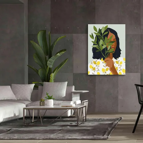 Miniatura 6 de Epic Graffiti 'Botany Portrait I' de Victoria Barnes, lienzo giclée, arte de pared, 40 x 54 pulgadas