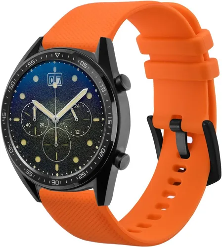 Miniatura 9 de Anbeer Correa de reloj de silicona de 0.630 in, 0.709 in, 0.787 in, 0.866 in, 0.945 in, 0.748 in y 0.827 in, correas de reloj de goma de liberación