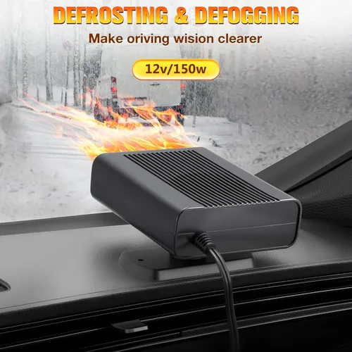 Miniatura 2 de Calentador de coche de 12 V, calentador portátil para automóvil, 2 en 1 calentadores de calefacción y refrigeración rápida que se conecta al