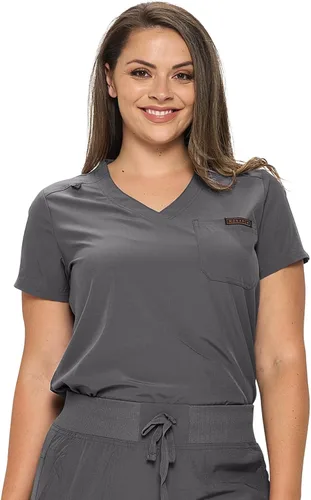 Miniatura 2 de Monarch Uniforms Camiseta médica para mujer con un bolsillo para mujer