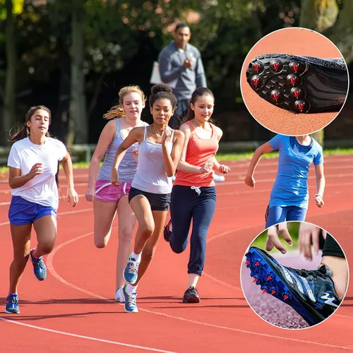Miniatura 6 de JULMELON 120 PIEZAS Clavos de Pista y Campo Traviesa de Acero Inoxidable de 1/4 pulgada Clavos para Zapatos de Golf con Llave para Clavos, Clavos