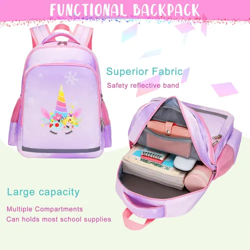 Miniatura 7 de Mochila para niñas para niños, mochilas para niños pequeños, Pp-uni, 15 *4*11 (IN), Unicornio