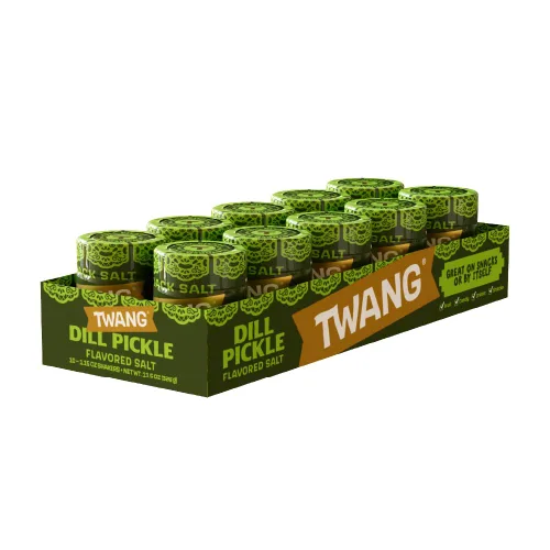 Miniatura 10 de Twang erz Chile-Lime condimento sal para aperitivos, coctelera de 1.15 onzas (paquete de 10)