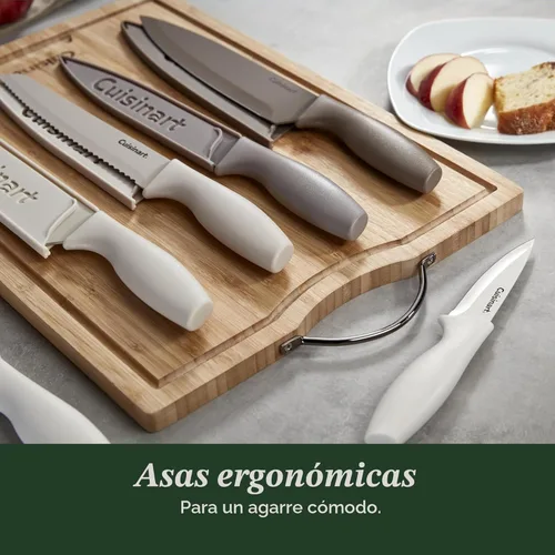 Miniatura 3 de Cuisinart Advantage - Juego de cuchillos de cocina de 12 piezas, cuchillos de acero inoxidable con revestimiento antiadherente de calidad Rubor