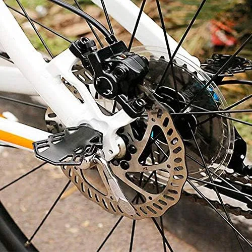 Miniatura 7 de VGEBY1 Pedal trasero de bicicleta, reposapiés trasero de bicicleta, reposapiés antideslizante de hierro con agujero de 0.197 in para bicicleta