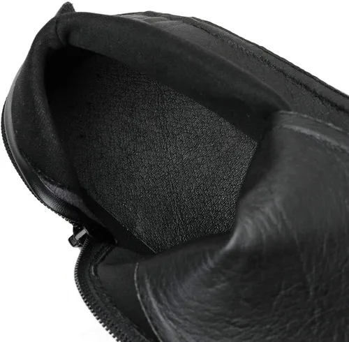Miniatura 5 de Parisuit Botines góticos de charol para mujer, con plataforma, tacón alto grueso, con cordones, botas de combate punk, botas cortas