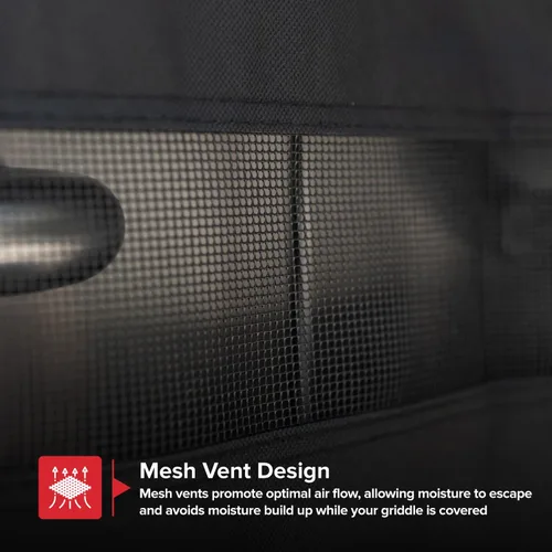 Miniatura 8 de Nexgrill - Funda de parrilla de 42 pulgadas, cubierta plana resistente al agua de servicio pesado con correa ajustable y ventilación, protección
