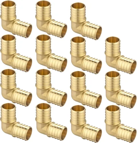 Miniatura 10 de Acoplamiento de engarce de púas PEX de 1 pulgada para tubería PEX-A/B/C (paquete de 15)