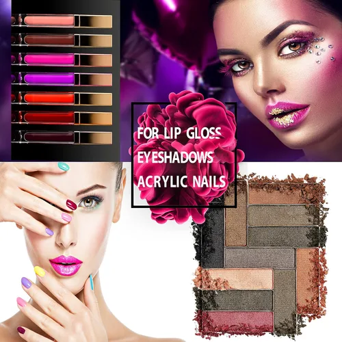 Miniatura 4 de Polvo de mica morado índigo para resina epoxi, 1.98 oz/2 onzas, tarro - Polvo de pigmento de resina de 2 tonos TECHAROOZ para brillo de labios, 8
