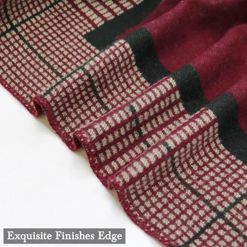 Miniatura 123 de Poncho chal para mujer, suéteres suaves y cálidos para mujer, parte delantera abierta, poncho de viaje para otoño, invierno y primavera