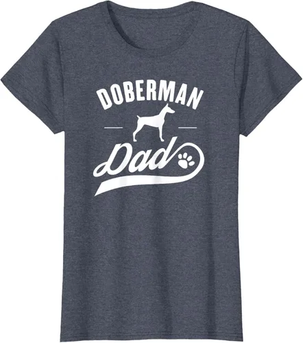 Miniatura 59 de Doberman Dad - Camiseta para amante del dueño del perro, Negro, S