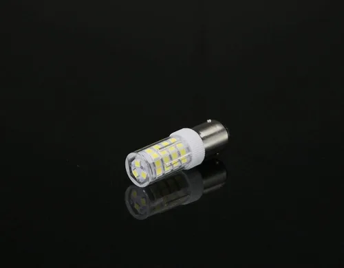 Miniatura 8 de BA15D - Bombilla LED de doble contacto para máquina de coser con base de bayoneta AC110-130V, T3/T4/C7/S6, luz diurna de 4 W, 6000 K, bombilla